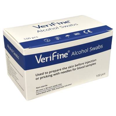 Verifine ihonpuhdistusliina 100 kpl