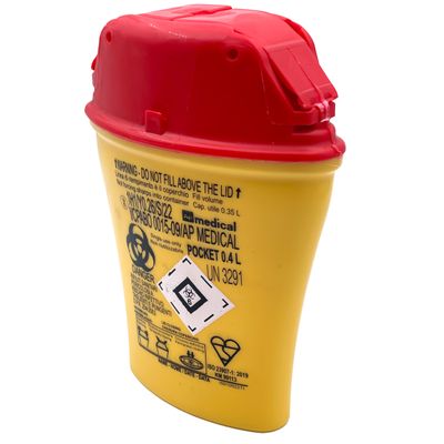 AP Medical riskijäteastia 0,4 l