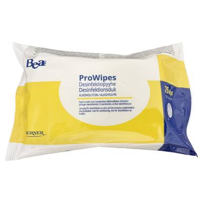 ProWipes desinfektiopyyhe – alkoholiton 300 x 200 mm 25kpl ProWipes desinfektiopyyhe – alkoholiton 300 x 200 mm 25kpl