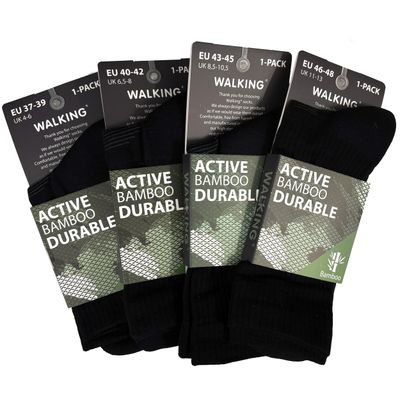 Musta bambu urheilusukka Walking