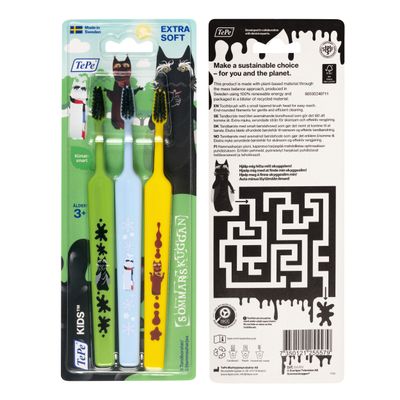 TePe Kids Sommarskuggan Extra Soft -hammasharja 3 kpl