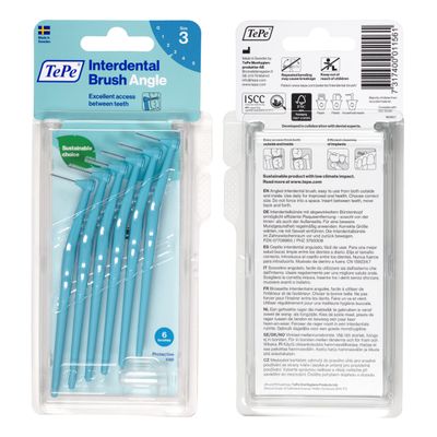 TePe Angle ‑hammasväliharja 0,6 mm Sininen 6 kpl