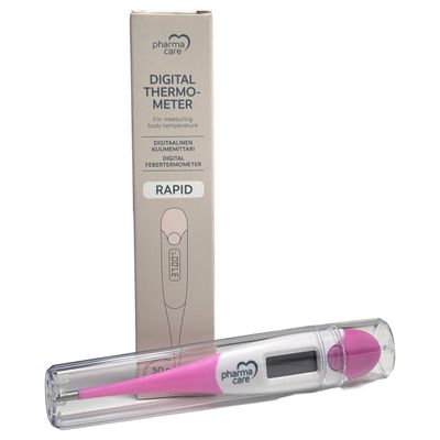 Pharmacare digitaalinen kuumemittari joustava pinkki 1 kpl