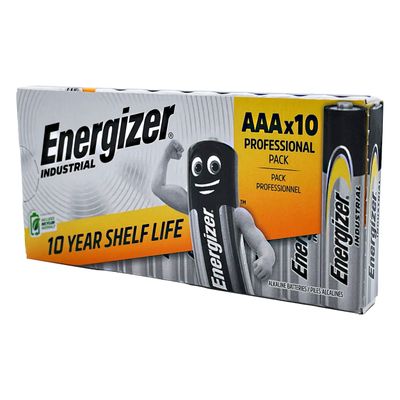 Energizer Industrial AAA -alkalineparisto 10 kpl