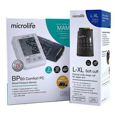Microlife verenpainemittari isolla lisämansetilla