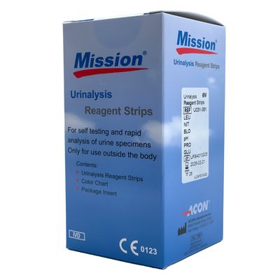 Mission virtsatestiliuskat 6 parametria 25 kpl