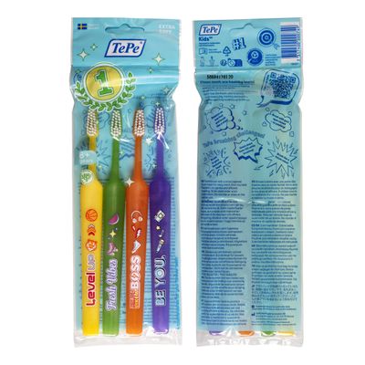 TePe Kids Extra Soft Hammasharja 4 kpl