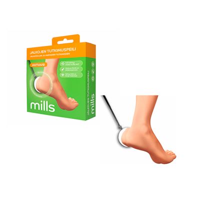 Mills jalkojen tutkimuspeili