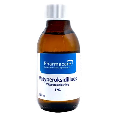 Pharmacare Vetyperoksidiliuos 1% 100ml