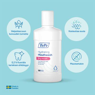 TePe Kosteuttava Suuvesi Maustamaton