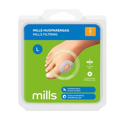 Mills Huoparengas (S/M, 25 mm, 12 kpl)