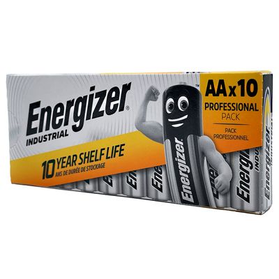Energizer Industrial AA -alkalineparisto 10 kpl