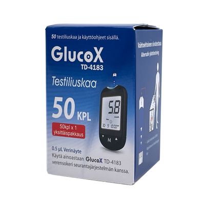 GlucoX testiliuskat 50kpl