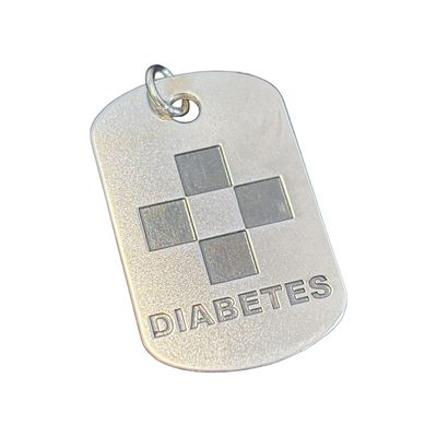 Diabetestunnus laatta