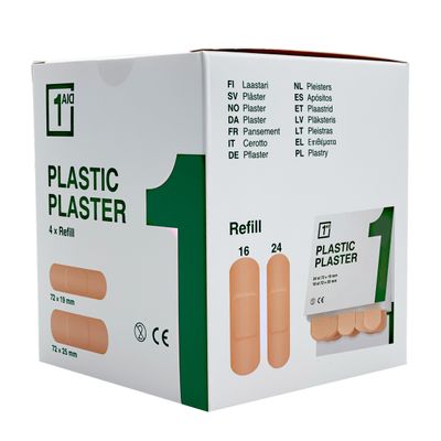 1Aid Muovilaastari 1 ltk (40 kpl x 4)