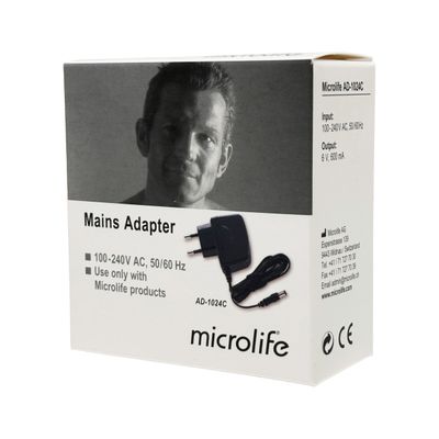 Microlife tuotteille AC-adapteri