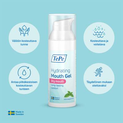 TePe Kosteuttava suugeeli Mieto piparminttu TePe Kosteuttava suugeeli Mieto piparminttu