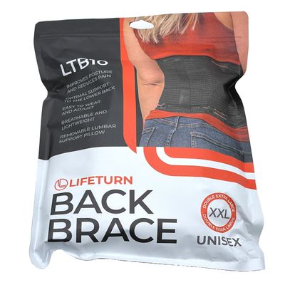 Lifeturn LTB10 Selkätuki koko XXL