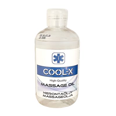 Cool-X hierontaöljy 250 ml Cool-X hierontaöljy 250 ml
