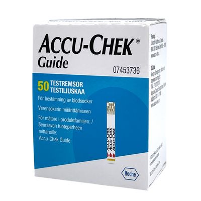 Accu-Chek Guide testiliuskat 50 kpl