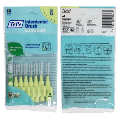 TePe hammasväliharja Extra Soft 0,8 mm Vihreä 8 kpl