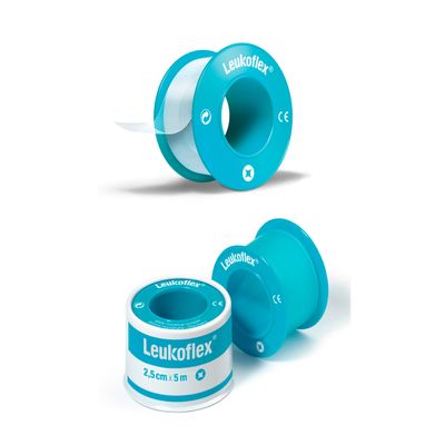 Leukoflex teippi (5cm x 5m, snap ring)