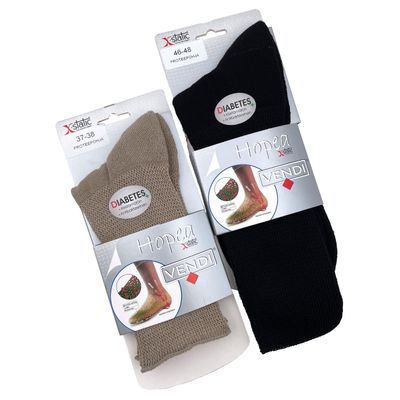 Vendi hopeasukka froteepohjalla, Musta, Koko 40/42