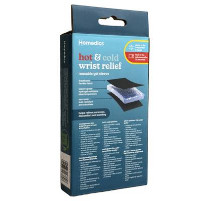 Homedics SR-GW800 Geelikääre ranteen kylmä- ja lämpöhoitoon Homedics SR-GW800 Geelikääre ranteen kylmä- ja lämpöhoitoon