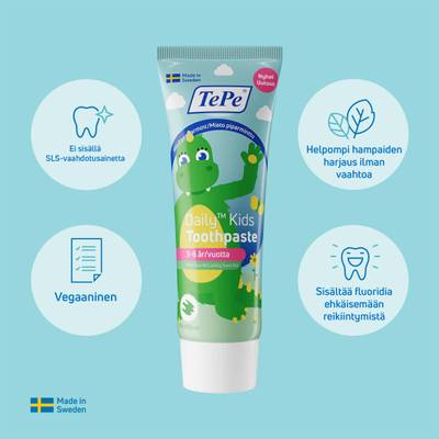 TePe Daily Kids hammastahna 75 ml
