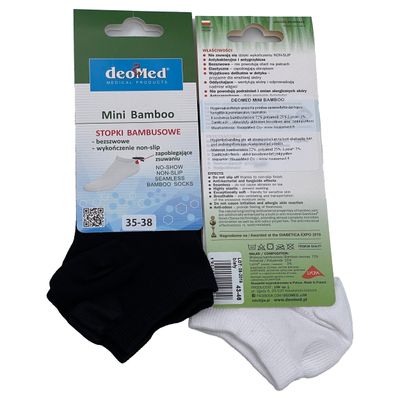 Mini bamboo bambusukat (valkoinen) 35-38