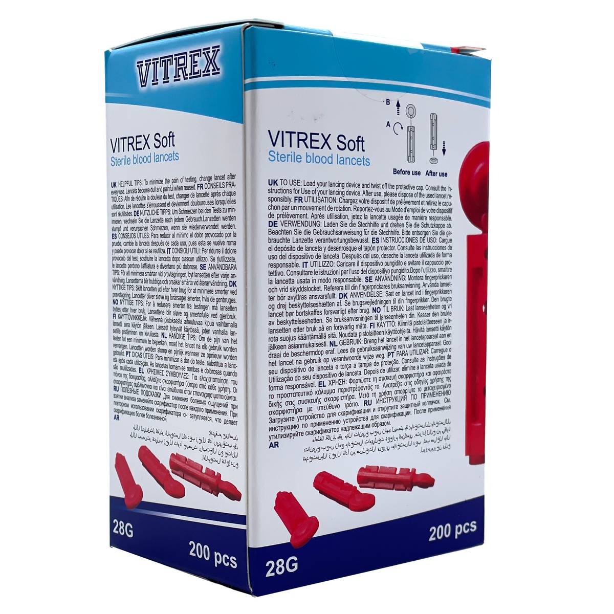 Vitrex soft lansetti - Diabeteskauppa.fi