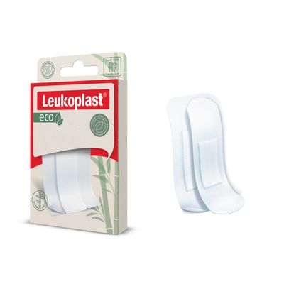 Leukoplast eco laastari 19 mm X 72 mm ja 38 mm X 72 mm