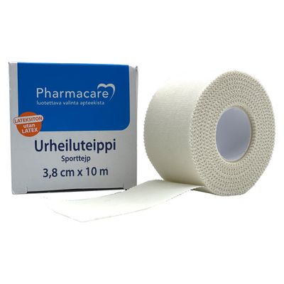 Pharmacare Urheiluteippi 3,8 cm x 10 m 1 kpl