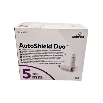 Embecta AutoShield Duo turvakynäneula 5mm