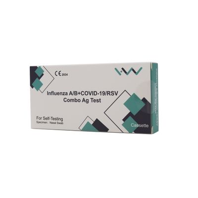 H&W Influenza A/B+COVID-19/RSV Combo Ag Test 1kpl