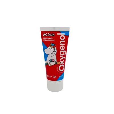 Oxygenol Moomin 50ml Mansikka hammastahna 3+