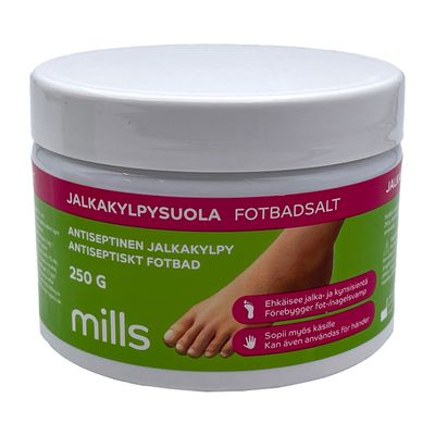 Mills antiseptinen jalkakylpysuola 250 g Mills antiseptinen jalkakylpysuola 250 g