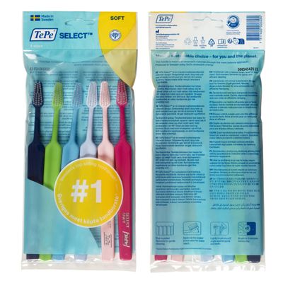 TePe Select Soft Hammasharja 6 kpl