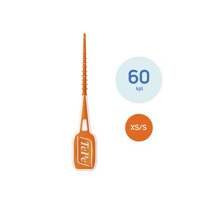 TePe EasyPick Hammastikku Koko XS/S Oranssi 60 kpl