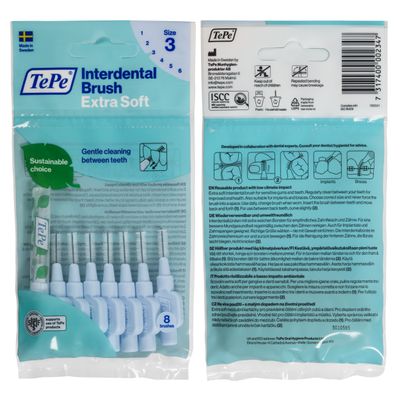 TePe hammasväliharja Extra Soft 0,6 mm Sininen 8 kpl
