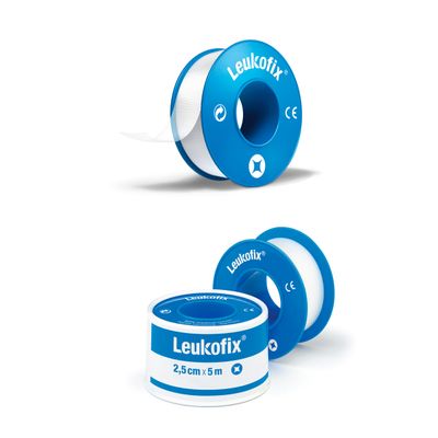 Leukofix teippi (1,25 cm x 5 m, snap ring)