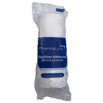 Pharmacare Elastinen sideharso 10 cm x 4,5 m 1 kpl
