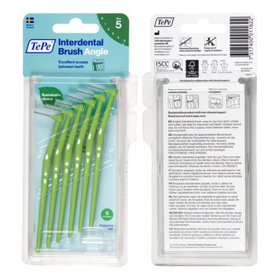 TePe Angle ‑hammasväliharja 0,8 mm Vihreä 6 kpl