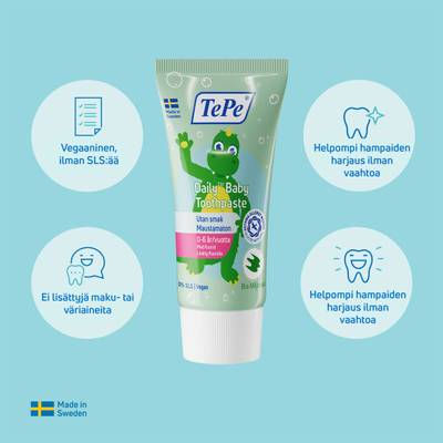 TePe Daily Baby hammastahna 50 ml