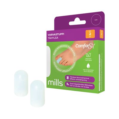 Mills Comforsil Varvastuppi, L 23 mm, 2 kpl