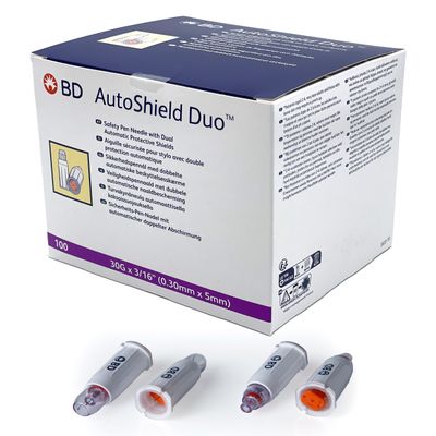 BD AutoShield Duo turvakynäneula 8mm