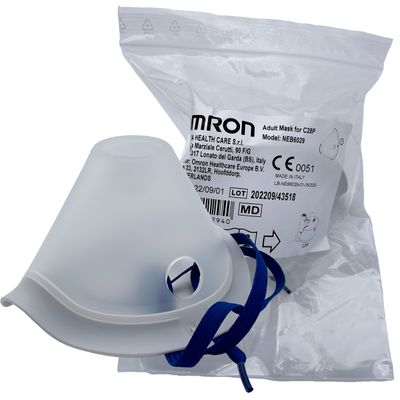 Omron aikuisten maski C28P lääkesumuttimeen (NEB6029) Omron aikuisten maski C28P lääkesumuttimeen (NEB6029)