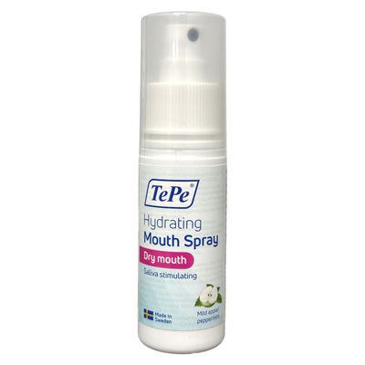 TePe Kosteuttava suusuihke, Mieto omena/piparminttu