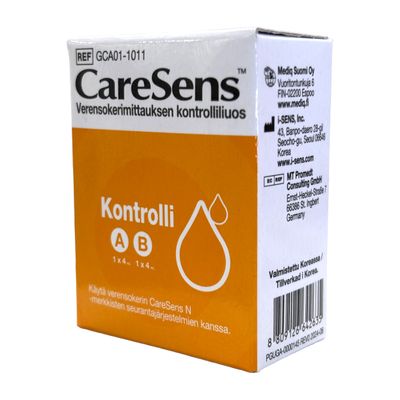 CareSens N kontrolliliuos