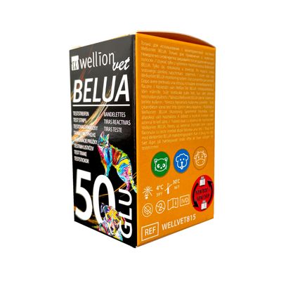 Wellion Vet Belua verensokeritestiliuskat 50kpl